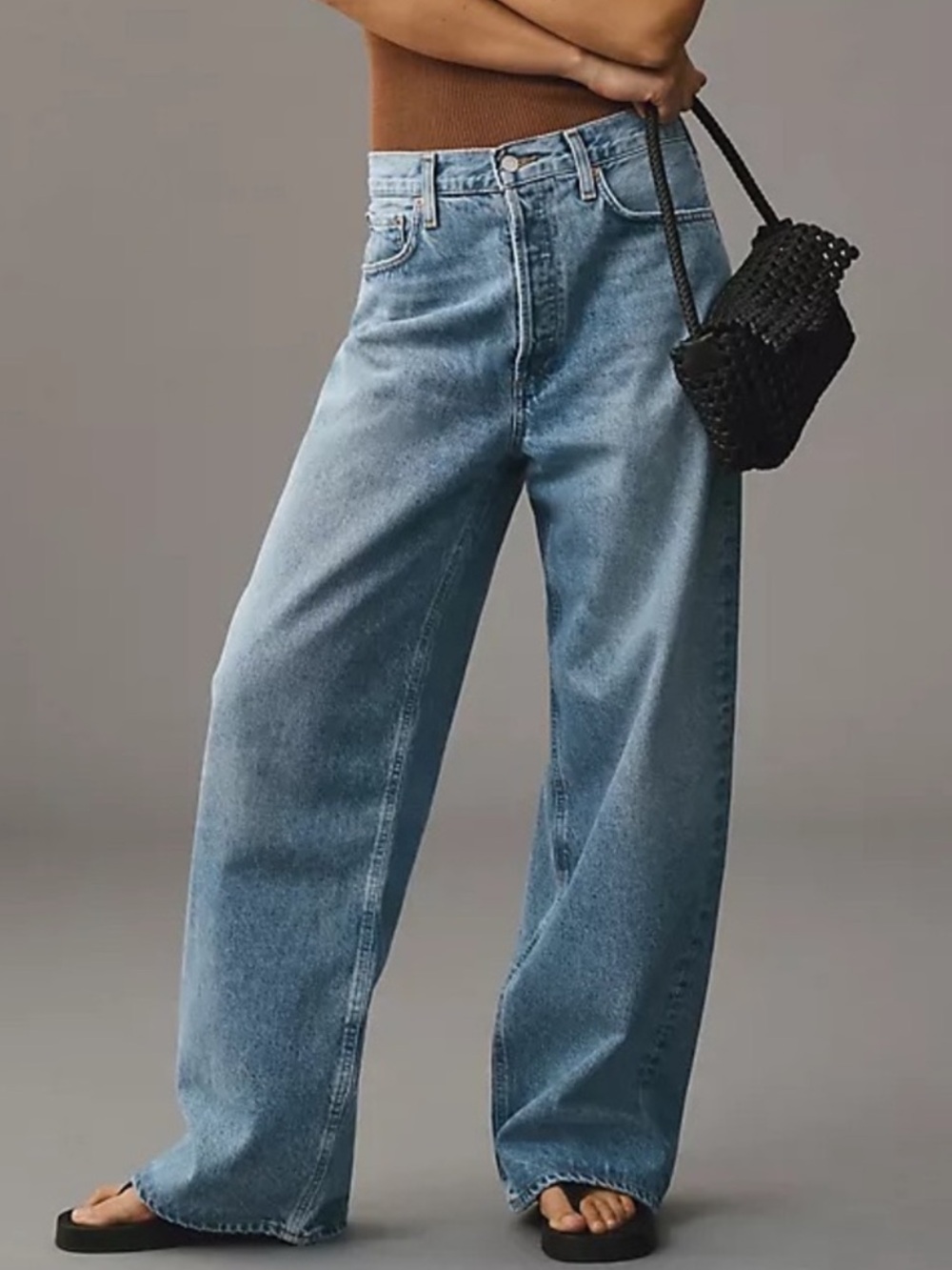 Agolde Low Slung Baggy Jeans in Libertine | 33 NWT